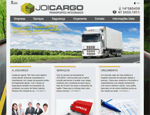 Tablet Screenshot of joicargo.com.br